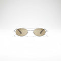 Chanel Oval Metal &amp; Imitation Pearl Brown Sunglasses