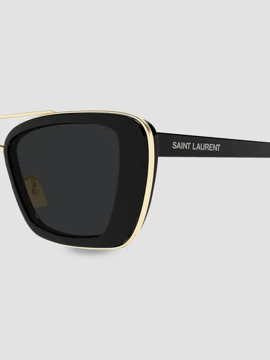 Saint Laurent SL 825 Unisex Rectangular Black Sunglasses