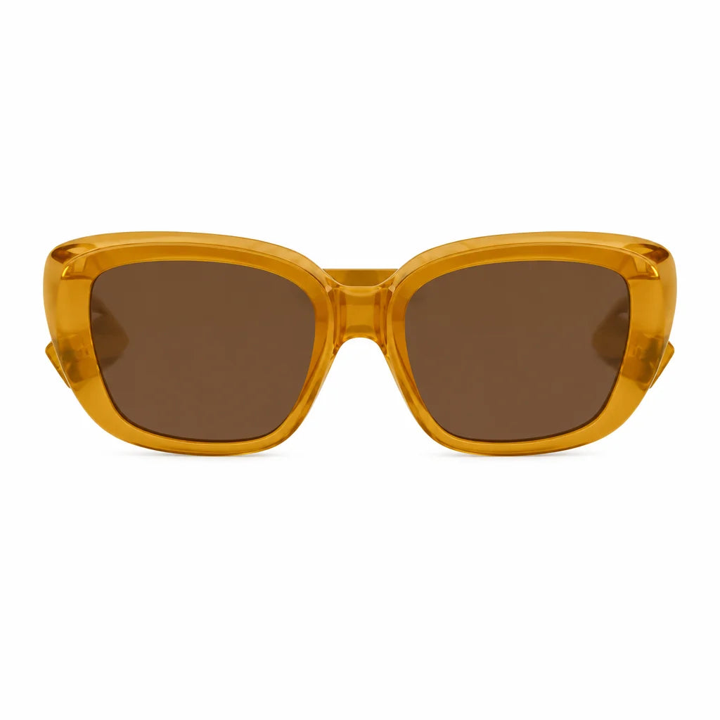 Saint Laurent Women SL 857 Cat-Eye Yellow Sunglasses
