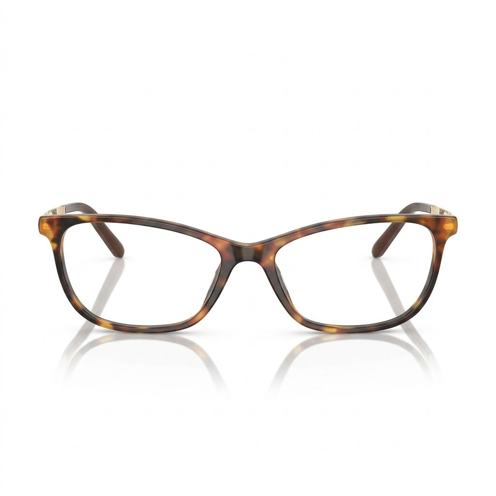 Miu Miu Women Cat-Eye Havana Tortoise / Gold Optical Glasses 
