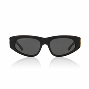 Balenciaga Women Dynasty D-Frame Black / Gold Sunglasses