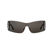 Balenciaga Unisex BB0359S Bossy Mask Shield Grey Sunglasses