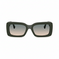  Chanel Women Rectangular Green Sunglasses 
