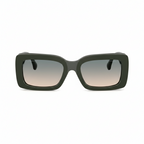  Chanel Women Rectangular Green Sunglasses 
