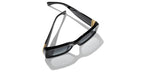 Chanel Women Rectangular Black Sunglasses