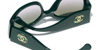 Chanel Women Butterfly Green Sunglasses