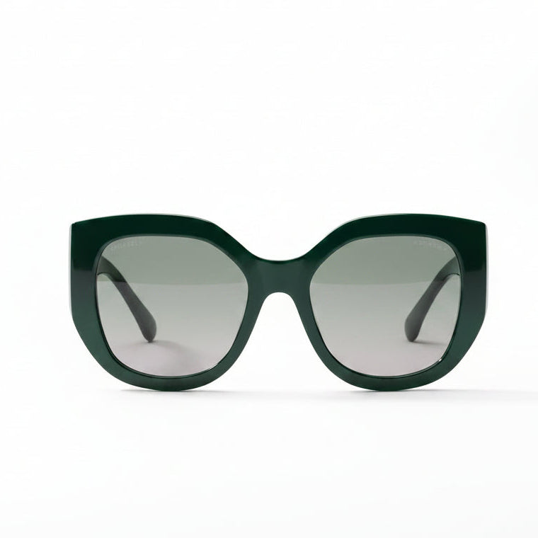 Chanel Women Butterfly Green Sunglasses