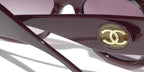 Chanel Women Butterfly Purple Sunglasses