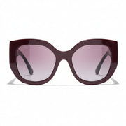 Chanel Women Butterfly Purple Sunglasses