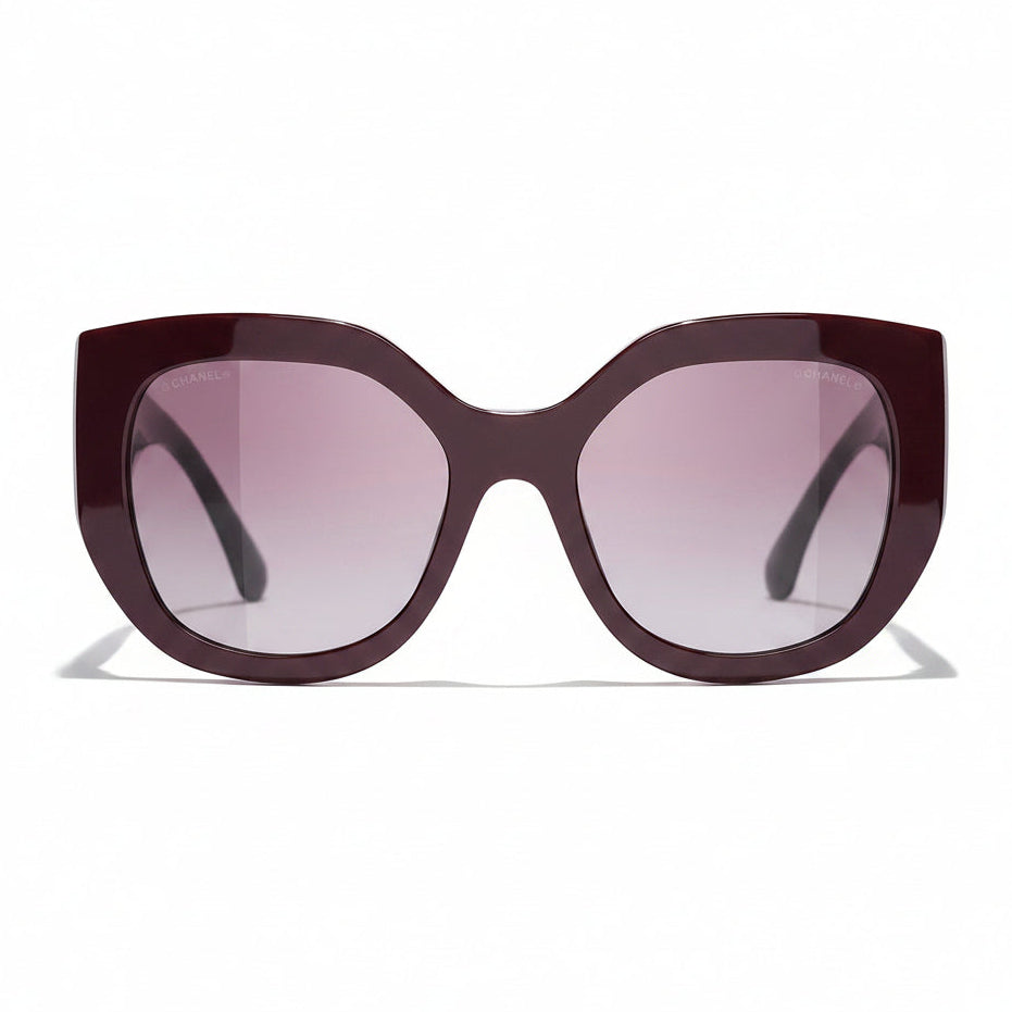 Chanel Women Butterfly Purple Sunglasses