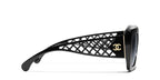Chanel Women Butterfly Black Sunglasses CH5567