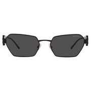 Miu Miu Unisex MU 53WS Black / Dark Grey Sunglasses 