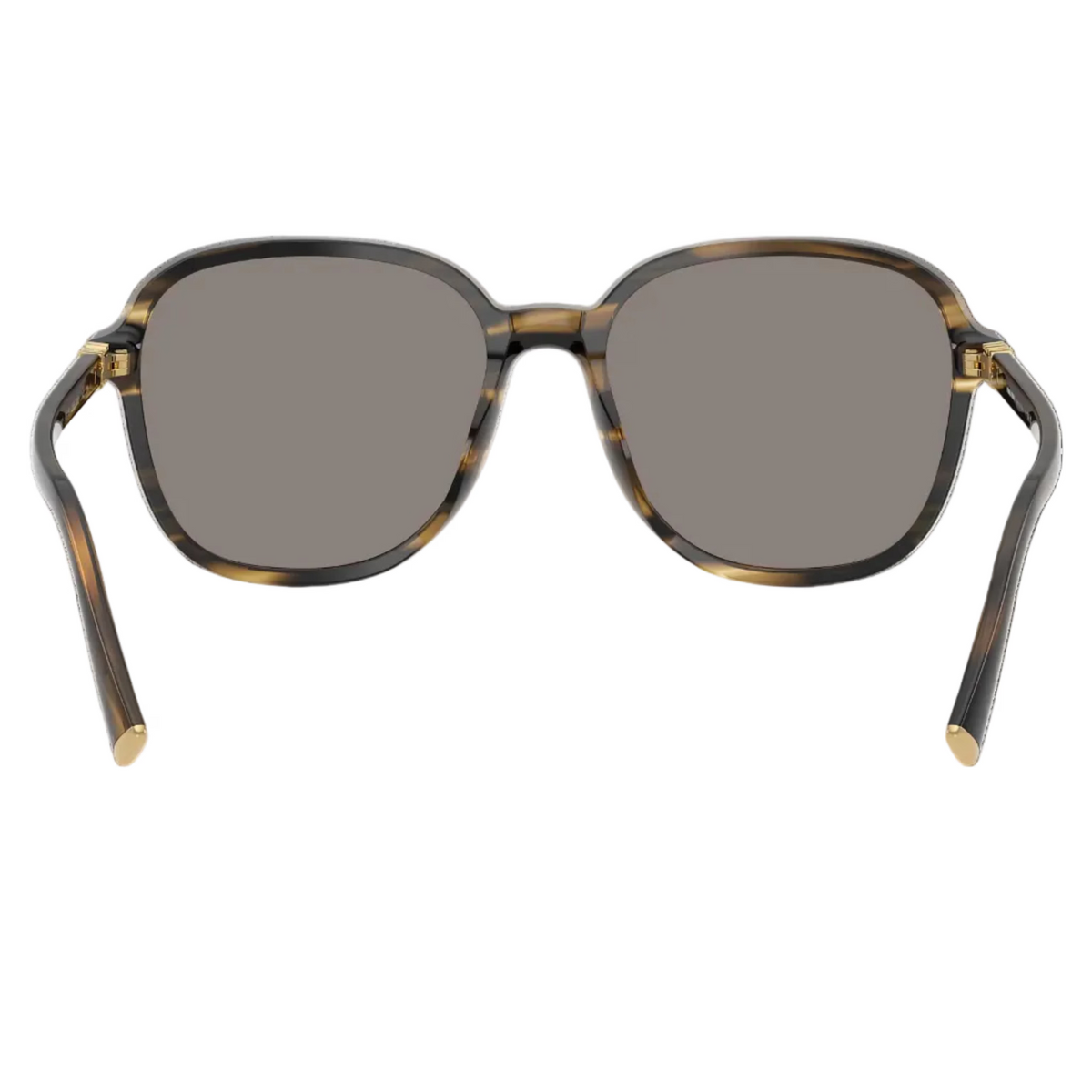 Miu Miu Regard MU B01S Women Oversized Pillow Striped Loden / Dark Grey Sunglasses