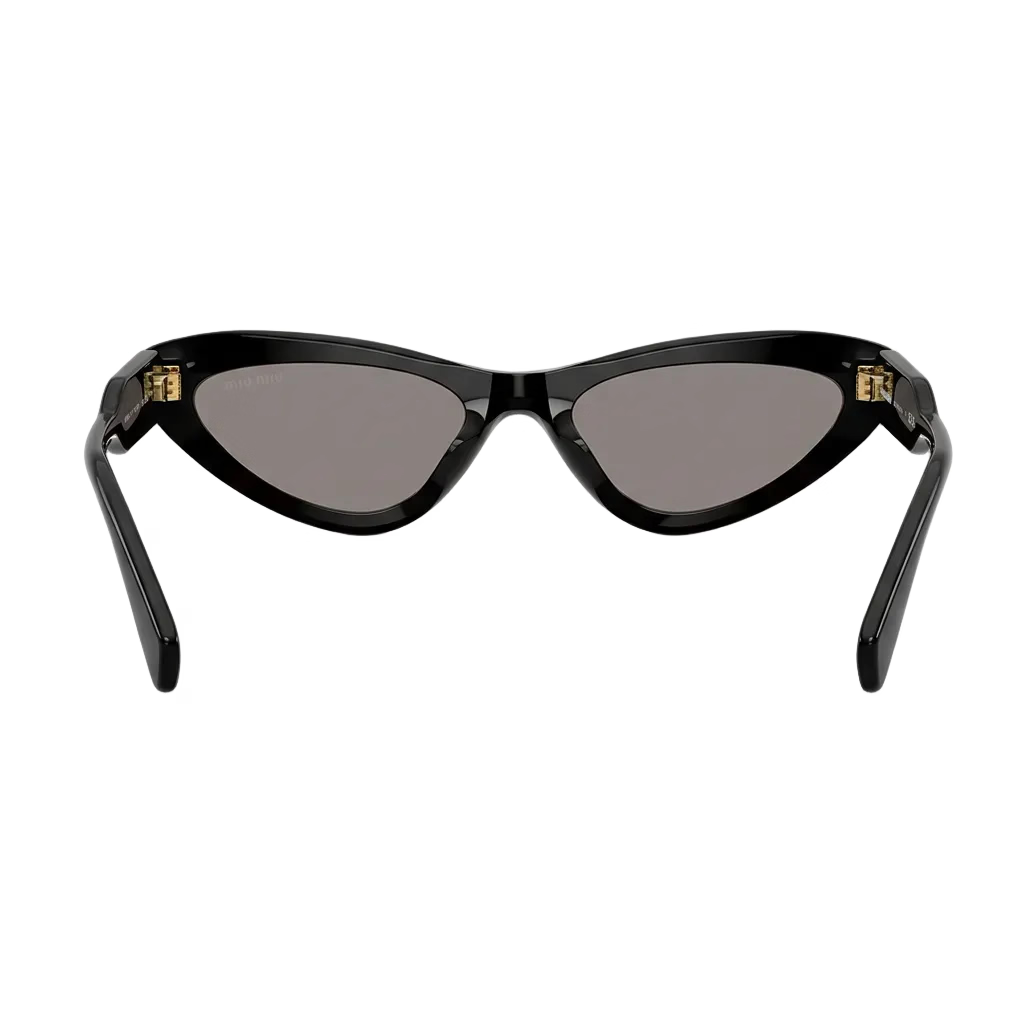 Miu Miu Women MU B11SU Cat-Eye Black / Grey Sunglasses