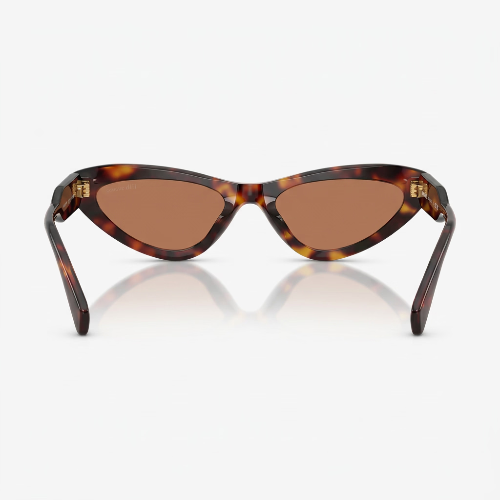 Miu Miu Women MU B11SU Cat-Eye Havana / Brown Sunglasses
