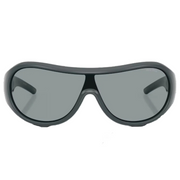 Miu Miu Ivresse Women Wraparound  Grey / Black Sunglasses