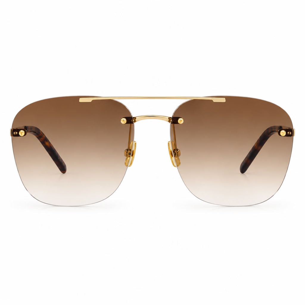 Saint Laurent SL 309M Women Pilot Gold Sunglasses