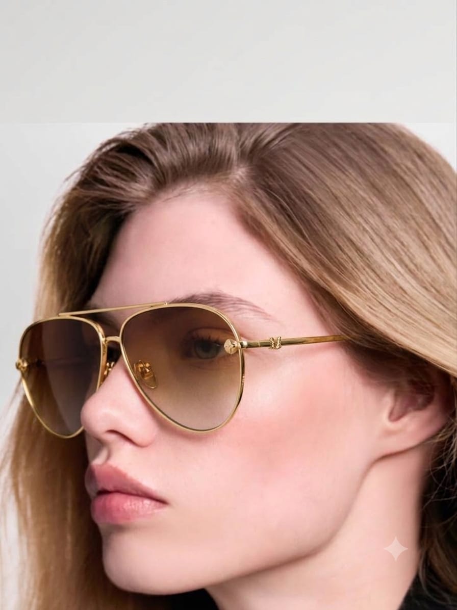 Louis Vuitton Women Pearl Twirl Pilot Sunglasses