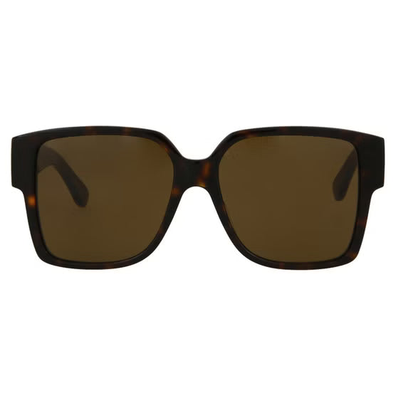 Saint Laurent SL M9 Unisex Shiny Dark Havana Brown Sunglasses
