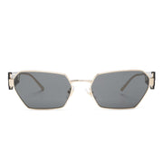 Miu Miu Unisex MU 53WS  Gold / Grey Sunglasses 
