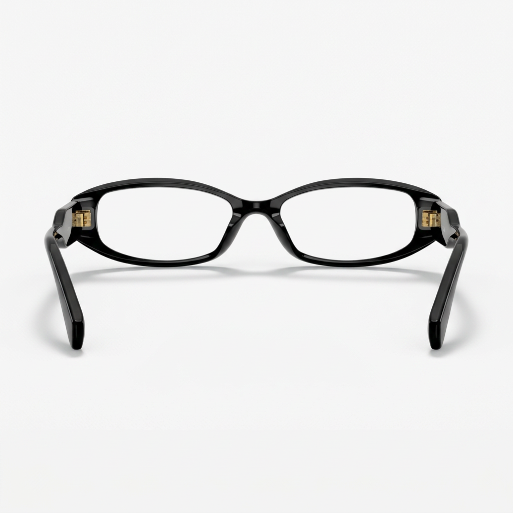 Miu Miu Women MU 06ZV Black Rectangle Optical Glasses