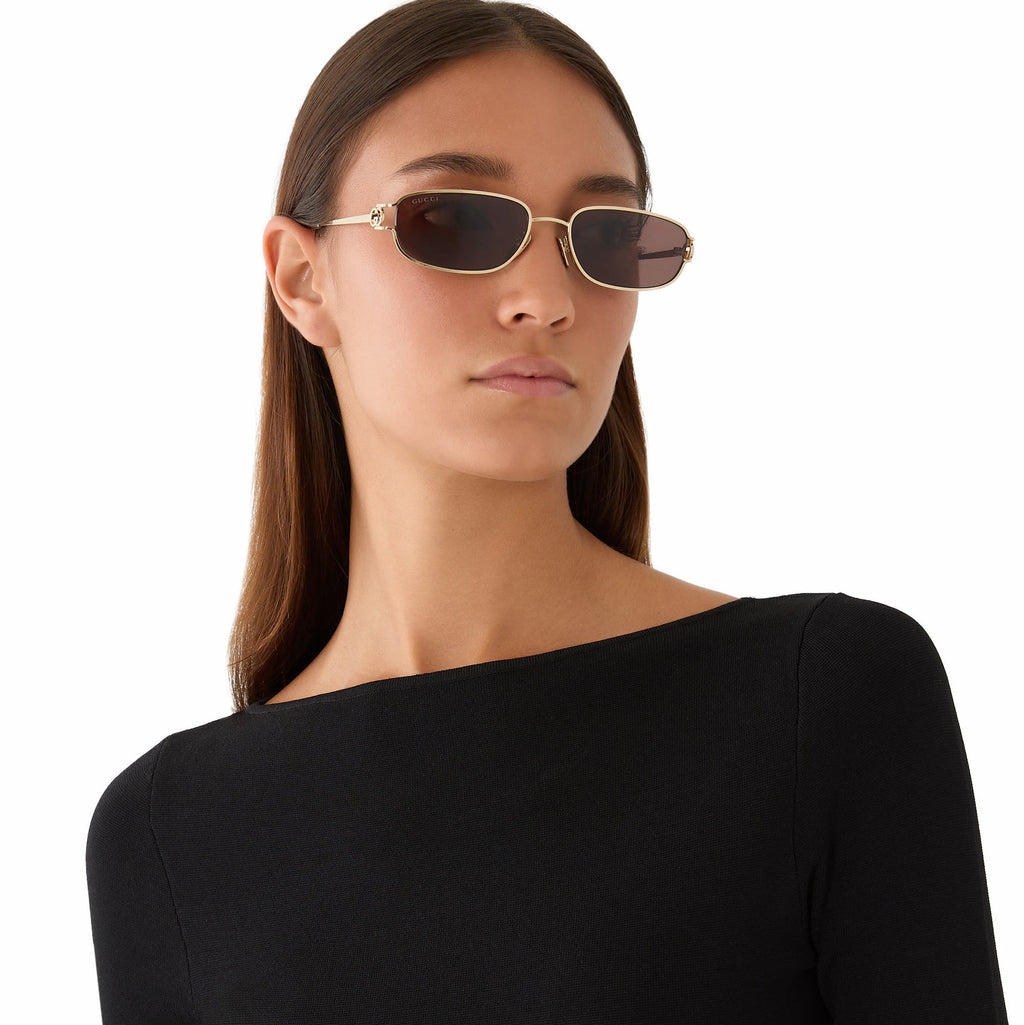 Gucci Women GG2232SK Gold Sunglasses