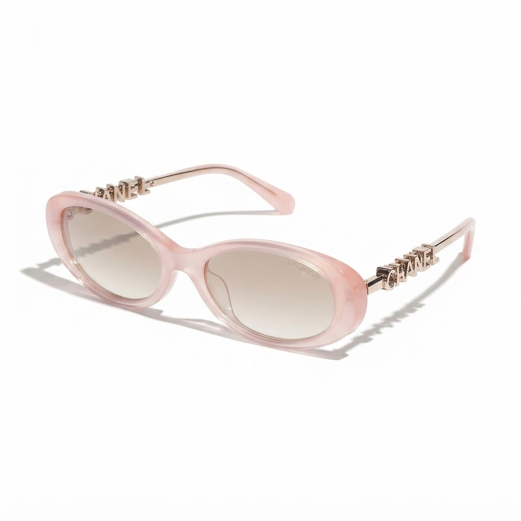 Chanel Women Oval Pink Sunglasses CH5565