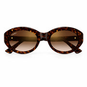  Cartier Signature C de Motif Women Dark Tortoiseshell Sunglasses