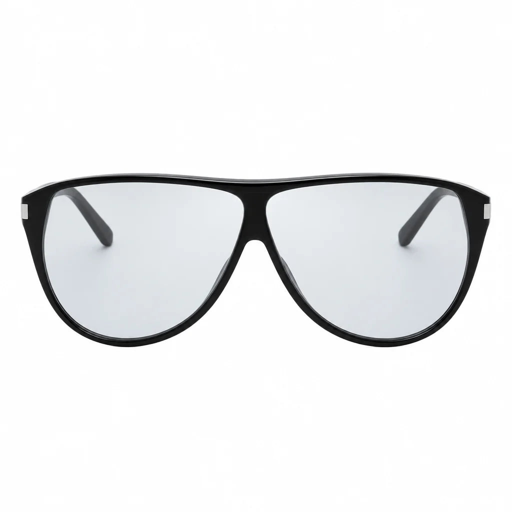 Saint Laurent SL 731 Unisex Gaspar Black and Light Blue Sunglasses