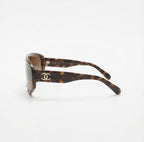 Chanel Women Eleanor Cat-Eye Tortoise Brown Sunglasses