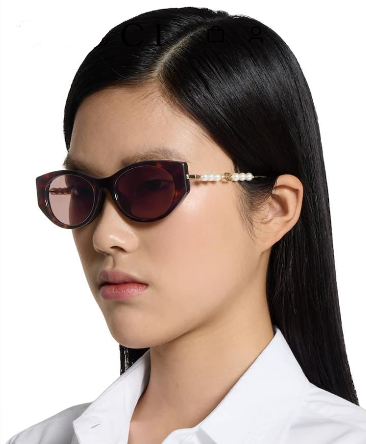 Gucci Women Low Nose Bridge Fit Sunglasses
