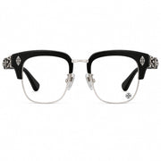 Chrome Hearts Unisex Evagilist Black & Silver Gothic Eyewear