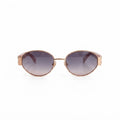 Chanel Women Oval Frame Pink Sunglasses