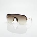 Chanel Women Shield Mask Frame Brown Sunglasses 9590