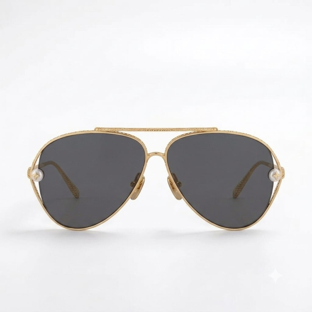 Louis Vuitton Women Pearl Twirl Pilot Sunglasses