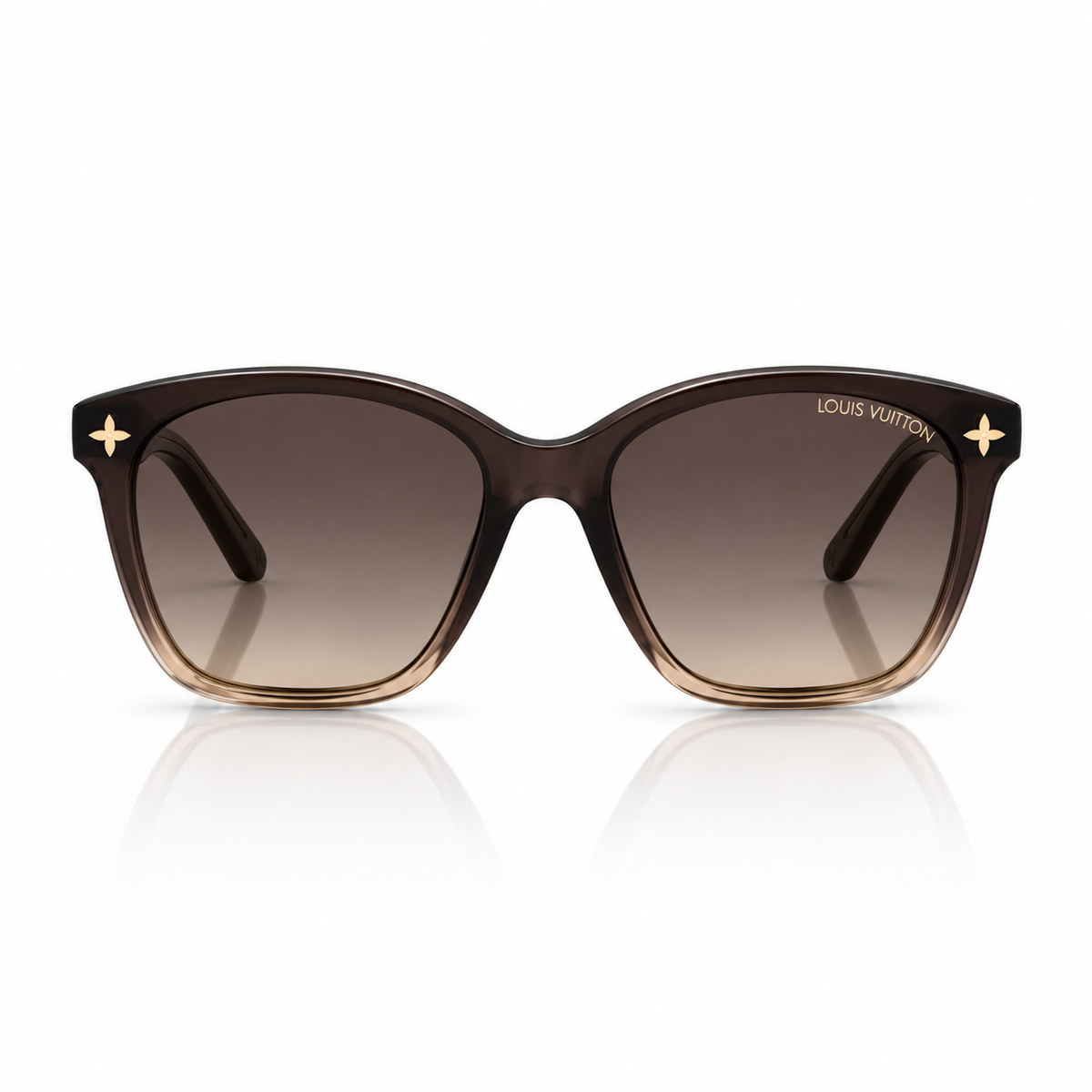 Louis Vuitton Women Cat Eye Frame Grey Sunglasses