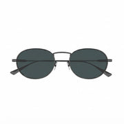 Saint Laurent Unisex SL 799 004 Ruthenium Oval Sunglasses