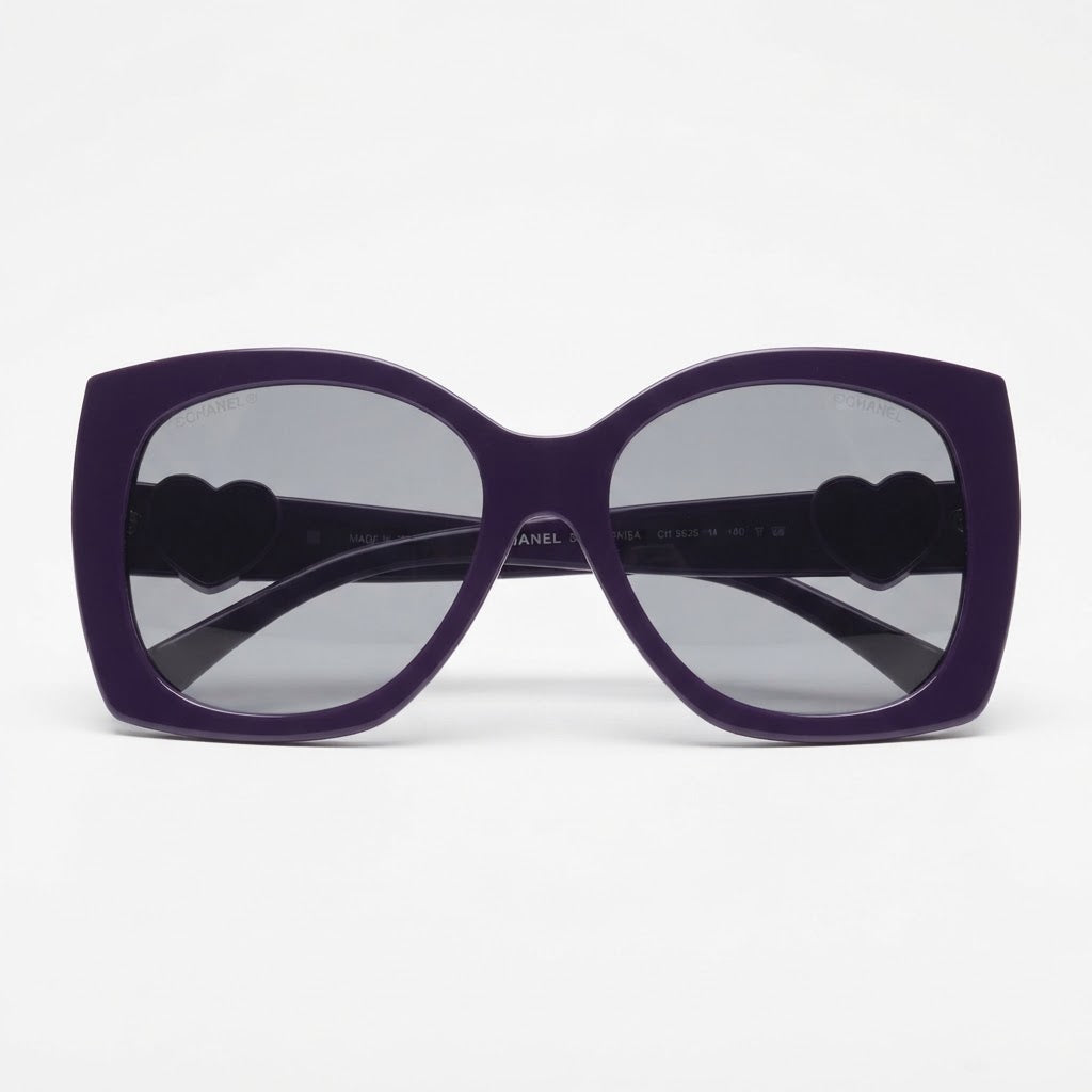 Chanel Women Square Violet Sunglasses