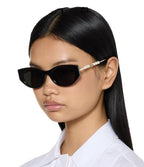 Gucci Women Low Nose Bridge Fit Cat-Eye Sunglasses