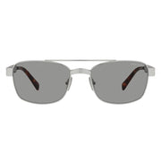 Miu Miu Women / Unisex Double-Bridge Silver / Grey Sunglasses