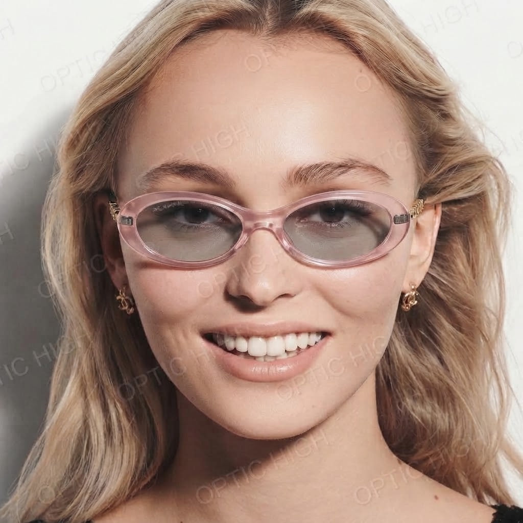 Chanel Women Oval Pink Sunglasses CH5565