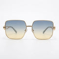 Chanel Women Metal Square Frame Grey Sunglasses