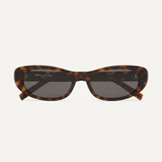 Saint Laurent Women SL 557 SHADE PLUMP Light Havana Sunglasses