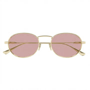 Saint Laurent Unisex SL 799 006  Oval Gold Pink Sunglasses