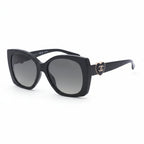 Chanel Women Square Black Sunglasses