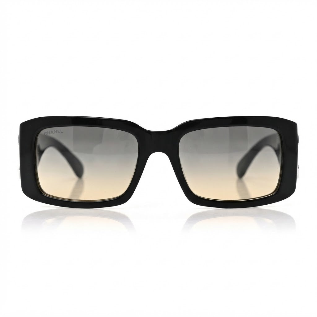 Chanel Women Rectangle Sunglasses 