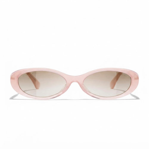 Chanel Women Oval Pink Sunglasses CH5565