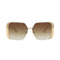 Louis Vuitton Women Square Frame Satin Yellow Sunglasses