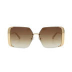 Louis Vuitton Women Square Frame Satin Yellow Sunglasses