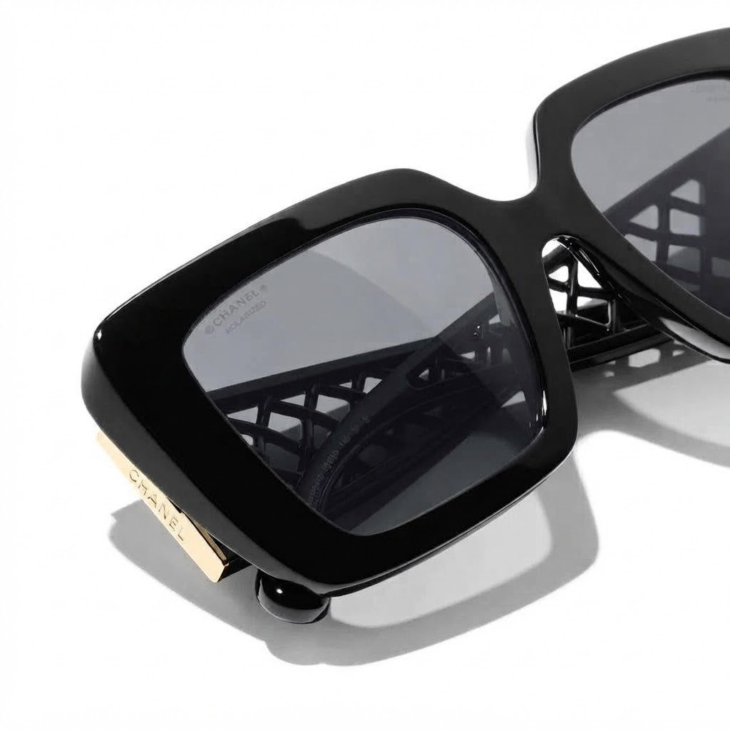 Chanel Women Butterfly Black Sunglasses CH5567